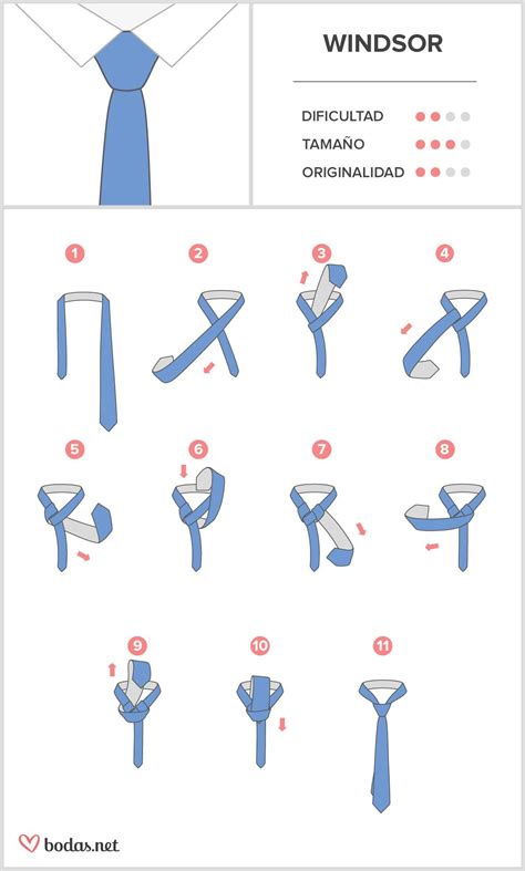 como hacer nudo de corbata